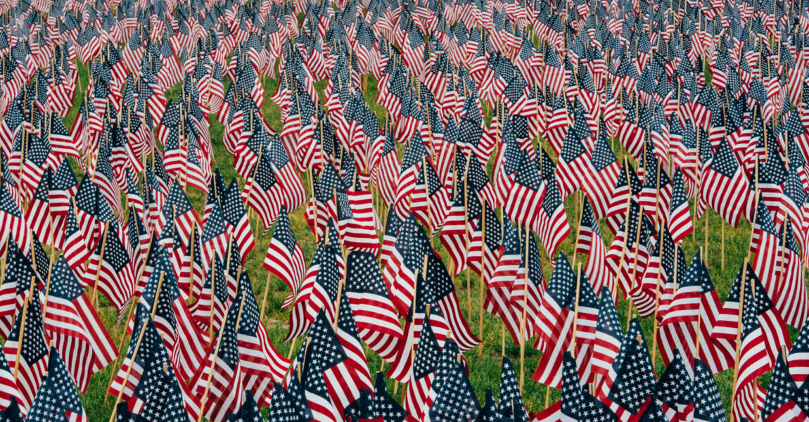 American Flags Everywhere